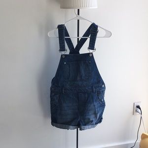 Monki shorts denim overalls